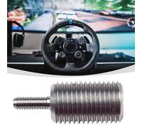 Gettimore Vis adaptateur de levier de vitesse M12 x 1,25 pour Logitech G29 G923, montage fileté en aluminium et fer avec finition argentée