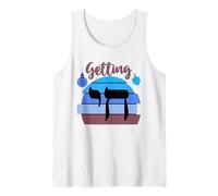 Getting Chai High Humour Juif Hanoukka Humour Hanoukka Débardeur