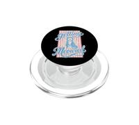 Getting Meowied Cat Bride Bachelorette PopSockets PopGrip pour MagSafe