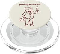 Getting Meowied Chat Amusant pour Mariage marié PopSockets PopGrip pour MagSafe