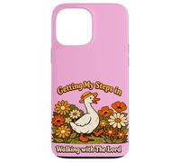 Getting My Steps in Walking with The Lord Christian Floral I Coque pour iPhone 13 Pro Max