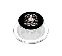 Getting My Steps in Walking with The Lord PopSockets PopGrip pour MagSafe