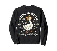 Getting My Steps in Walking with The Lord Sweatshirt