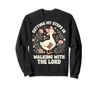 Getting My Steps in Walking with The Lord Sweatshirt