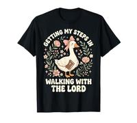 Getting My Steps in Walking with The Lord T-Shirt