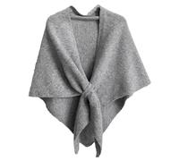 Gettoreach Women's Solid Color Scarf, Gettoreach Knitted Pashmina Shawl Wraps,2026 New Pashmina Shawl Wraps for Women (light gray)