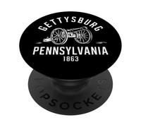 Gettysburg Pennsylvanie 1863 Histoire Civile de la Guerre des Champs de Bataille PopSockets PopGrip Adhésif