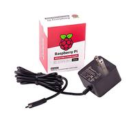 Getue Raspberry Pi 4 Model B Official PSU, USB-C, 5.1V, 3A, US Plug, Black SC0218 Pi Accessory (KSA-15E-051300HU)