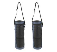 getuse 2 Pièces Porte-Bouteille Isotherme Tissu Oxford - Sac Transport Bouteille Eau avec Isolation Aluminium 10.5x32.5 cm