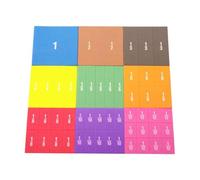 getuse 51x Cubes de Fractions Colorés pour Apprendre l'Équivalence, Matériel Mathématique Montessori, Activités en Classe 4e à 12e Année