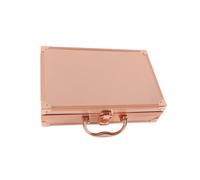getuse Boîte à outils en alliage d'aluminium - Organiseur de nettoyage des oreilles - Présentoir léger en métal - Rangement d'outils de maquillage pour voyage, outils de cueillette d'oreille avec