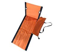getuse Chaise de sol avec support dorsal - Chaise de camping pliante portable avec sac de transport - Orange 38 x 110 x 40 cm