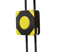 getuse Cible de boxe murale pour enfants et adultes, sac de frappe pour arts martiaux, fitness, équipement d'entraînement Sanda - Jaune 40 cm