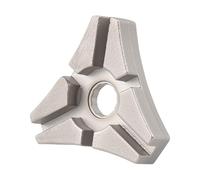 getuse Clé à rayons 6 fentes en forme de triangle pour réparation et réparation de roues de vélo, compact et léger en acier au carbone