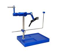 getuse Étau rotatif avec base sur piédestal, rotation réglable à 360°, étau de serrage pour la fabrication de leurres, mâchoires en acier trempé pour crochets de 28 à 4/0
