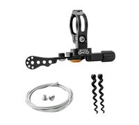 getuse Levier de selle de vélo réglable avec télécommande et câble pour vélo de route Noir 22,2 mm