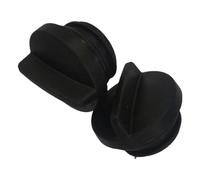 getuse Lot de 2 couvercles de base de parapluie, bouchon de réservoir d'eau pour parasols de marché, terrasse, noir, ajustement universel