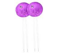 getuse Lot de 2 lacets pour patins à glace avec clochettes - 25 cm - Pour patinage sur glace, patins à roulettes, chaussures d'extérieur, bottes - Violet taro