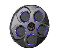 getuse Machine de boxe musicale à fixer au mur Sac de frappe pour adultes et enfants Temps de réaction Noir Bleu