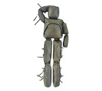 getuse Mannequin d'entraînement pour grappling et boxe, équipement vide pour judo et jiu-jitsu brésilien, 67 pouces ou 175 cm en tissu Oxford Arts Martiaux - Vert 170 cm