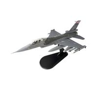 getuse Maquette Avion F-16C à l'Échelle 1:72 en Métal Moulé sous Pression - Modèle Réaliste d'avion de Chasse en Alliage