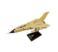 getuse Modèle d'avion de Chasse 1:100 Alliage avec Cockpit Visible, Support Présentoir pour Décoration Bureau, Salon, Café