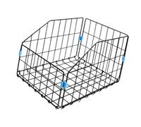 getuse Panier arrière de vélo pliable de grande capacité en fer pour porte-bagages arrière universel installation facile 42 x 31 x 26 cm