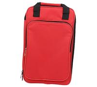 getuse Pochette de rangement pour baguettes de batterie avec sangles confortables pour maillets - Rouge - Pour musiciens et interprètes