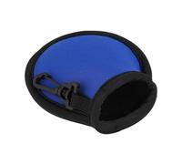 getuse Rondelle de balle de golf avec clip de suspension, outil de nettoyage 10 x 10 cm, support de poche portable en néoprène doublé polaire pour homme et femme - Bleu