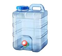 getuse Sea River Réservoir d'eau portable de 20 l avec couvercle et robinet, réservoir d'eau d'extérieur de qualité alimentaire pour camping et voyage