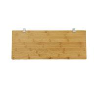 getuse Table d'appoint portable en bambou pour barbecue et activités de plein air, planche d'extension multifonction pour tables de gril en fer - 52 x 22,2 cm