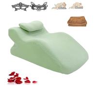 Getvireon Vireon Sweet Spot Pillow, 27° Perfect Position Sex Cushion, Memory Foam Wedge Pillow for Bed Adult, Experienced Better Support & Alignment, Keep The Passion Going All Night(J,with Blanket)