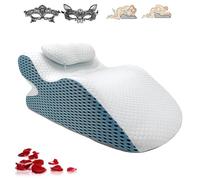 Getvireon Vireon Sweet Spot Pillow, 27° Perfect Position Sex Cushion, Memory Foam Wedge Pillow for Bed Adult, Experienced Better Support & Alignment, Keep The Passion Going All Night(K,No Blanket)