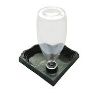 geugecy Distributeur d'eau pour Reptile, Reptiles, Abreuvoir Tortue, Mangeoire Gamelle Tortue Terrestre Distributeur 2 en 1 Nourriture - Distributeurs Nourriture Automatique Réservoir d'eau