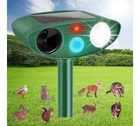 Geulieby Répulsif contre les martres et les chats - Étanche - Solaire - Avec détecteur de mouvement - Répulsif contre les animaux - Contre les chats, les oiseaux, la ferme