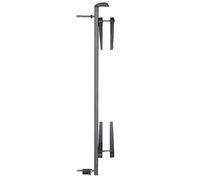 Geuther 0029ZK+ Pinces supplémentaires pour barrière de sécurité certifiées TÜV/GS barrière de sécurité pour porte Easylock Wood Plus pour barrière de sécurité en bois et métal Noir