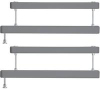 Geuther 0036ZK+ Pinces supplémentaires pour barrière de sécurité escalier barrière de sécurité Porte barrière de Porte Montage Facile Fixation sûre qualité Durable Naturel