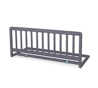 Geuther 2110 Barrière de lit en 90 cm Hauteur: 38 cm Sécurité anti-chute Avec barreaux solides Protège contre les chutes du lit Pliable En bois de hêtre massif Gris