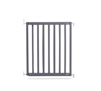 Geuther 2710 Danny - Barrière de sécurité pivotante - Pour enfants - Ajustement : 63,5 à 105,5 cm - Hauteur : 75 cm - Fermeture de sécurité à 2 actions - Inaccessible - Disponible en 4 couleurs - Gris