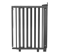 Geuther 2732+ Barrière de Sécurité Pivotante pour Porte et Escalier, Certifiée TÜV/GS, Haute (58-105 cm), Teinté Noir