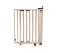 Geuther 2732+ Protection de porte pivotante Plage de réglage: 58 cm - 105 cm Certifié TÜV/GS Protection de porte Protection d'escalier Barrière haute pour bébés Réglable Nature