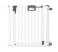 Geuther 4793+ Barrière de sécurité pour escaliers Ajustement: 84, 5 cm - 92, 5 cm certifiée TÜV/GS barrière de sécurité sans perçage barrière haute pour bébé serrure de sécurité Blanc