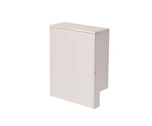 Geuther 4872 Étagère à langer murale Wicki Étagère avec matelas à langer peu encombrante utilisable d'une seule main planche à langer agréable pour le dos blanc Motif: Party animals