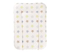 Geuther 5832 Matelas à langer Lilly Ajustement: 52 x 75 cm matelas à langer adapté à l'étagère à langer Clarissa et autres tables à langer facilement lavable étoile