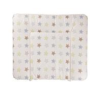 Geuther 5835 Meuble à langer Lena dimensions: 85 x 75 cm matelas à langer pour étagère à langer Clarissa et autres tables à langer avec bord surélevé et protection de la tête lavable étoile