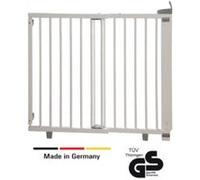 Geuther 2734+ Protection de porte pivotante Réglage: 86 cm - 133 cm Certifié TÜV/GS Protection de porte A percer Barrière de sécurité Réglable Verrouillage de sécurité Blanc