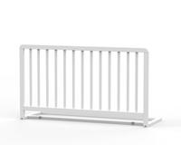 Geuther Barrière De Lit - Barrière De Sécurité Enfant Lit en Bois De Hêtre - Barrière Lit Bébé - Barrière De Lit Adulte - Barrière Pliable Solide Et Esthétique (White, 110x60 cm)