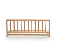 Geuther Barrière De Lit - Barrière De Sécurité Enfant Lit en Bois De Hêtre - Barrière Lit Bébé - Barrière De Lit Adulte - Barrière Pliable Solide Et Esthétique (Natural Wood, 90x38 cm)