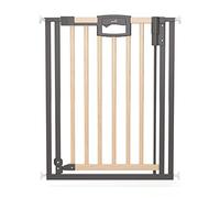 Barrière De Porte Et D'escalier Easylock Wood Plus 80,5 Cm - 88,5 Cm Natur-anthrazit Noir TU