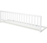 Geuther Barrière De Lit - Barrière De Sécurité Enfant Lit en Bois De Hêtre - Barrière Lit Bébé - Barrière De Lit Adulte - Barrière Pliable Solide Et Esthétique (White, 110x38 cm)